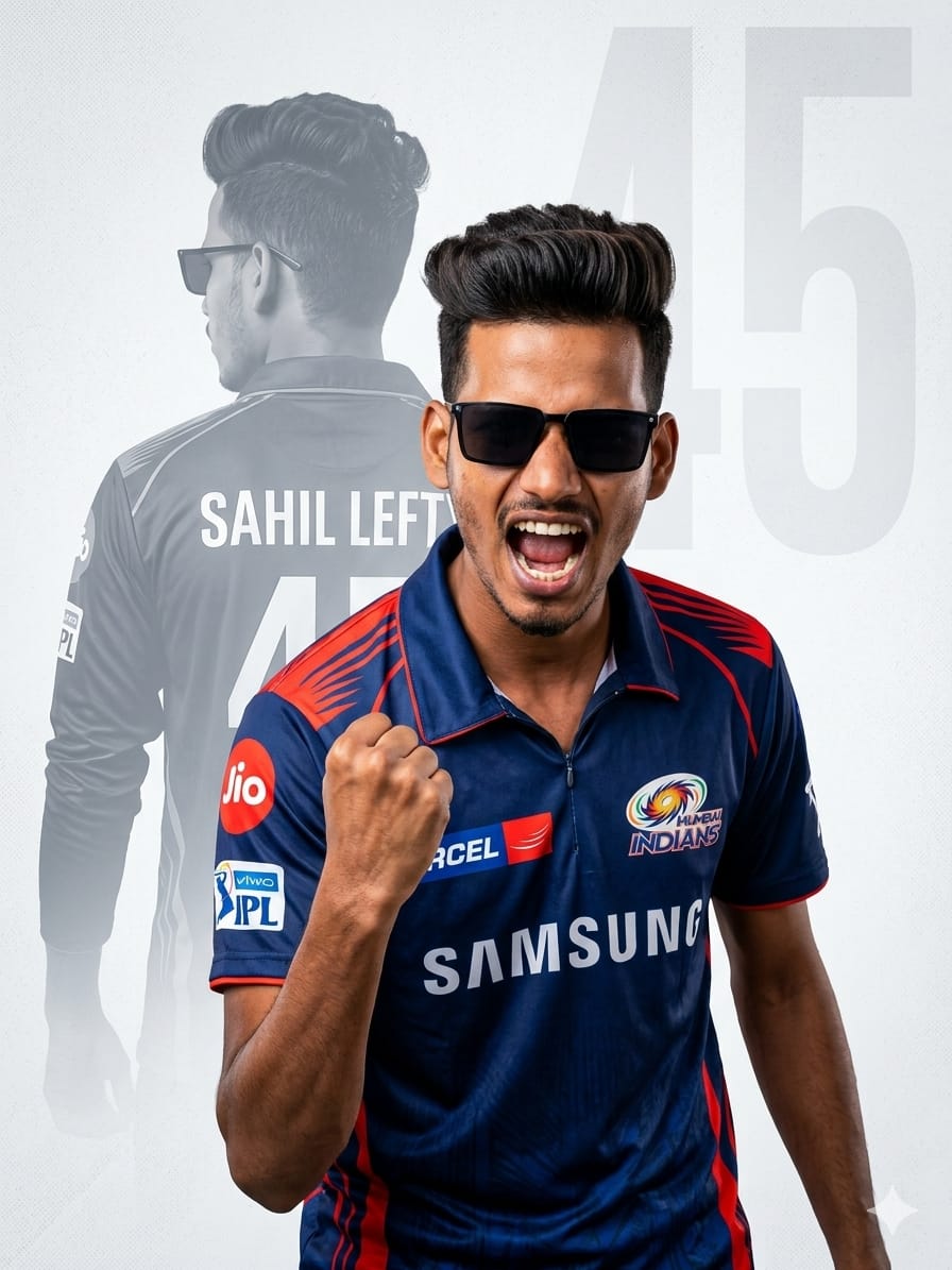 Mumbai Indians Rohit Sharma Fan AI Prompt: