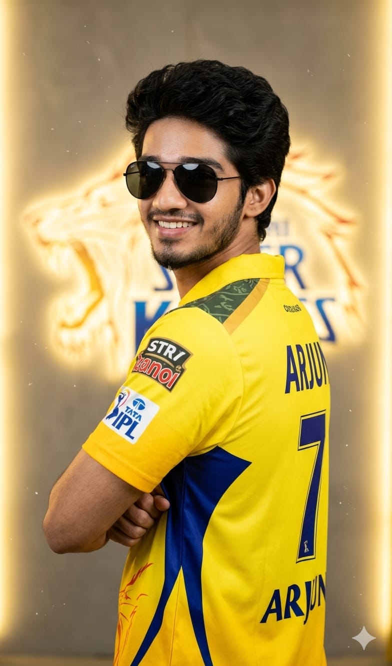 CSK Jersey AI Prompt