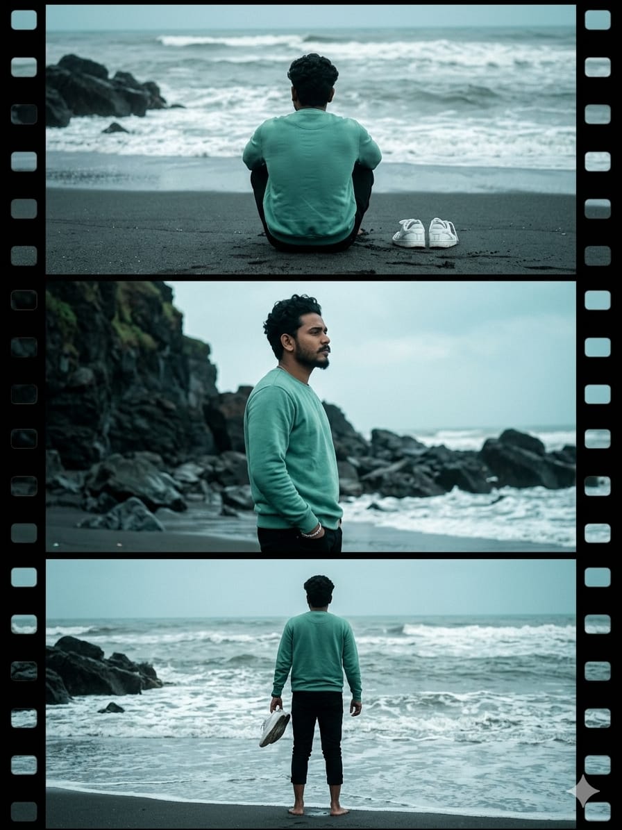 Beach Gemini AI prompt copy-paste create image: