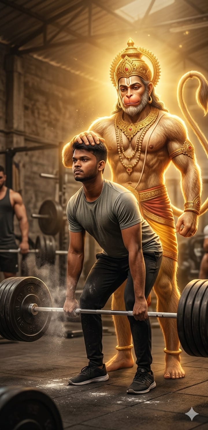 Hanuman ji Gym Gemini AI Prompt: