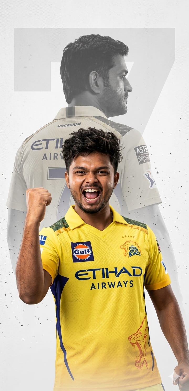 MS Dhoni CSK Fan AI Prompt: