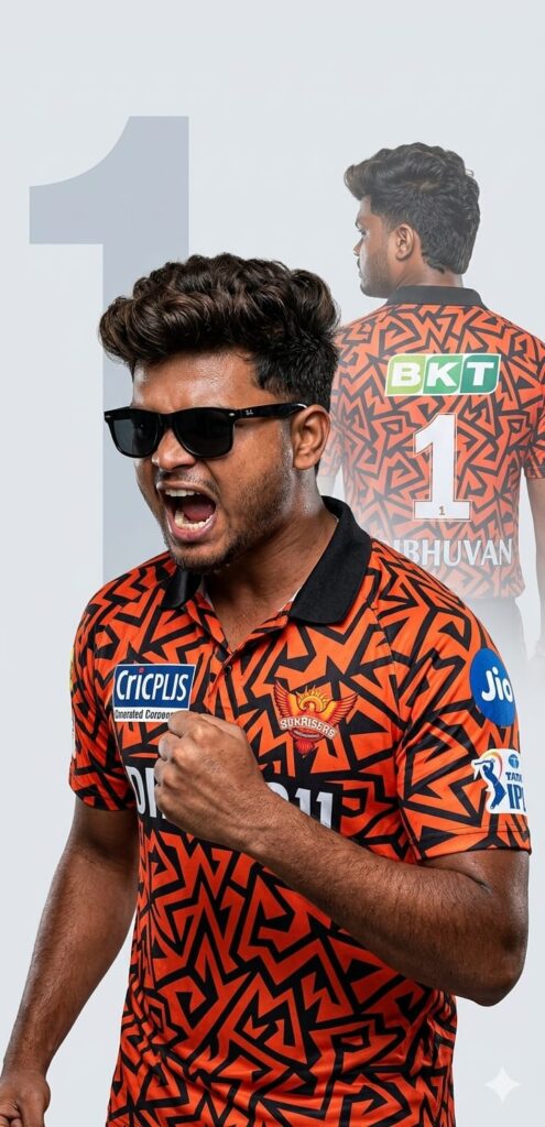 Sunrisers Hyderabad (SRH) Jersey prompt for Gemini AI: