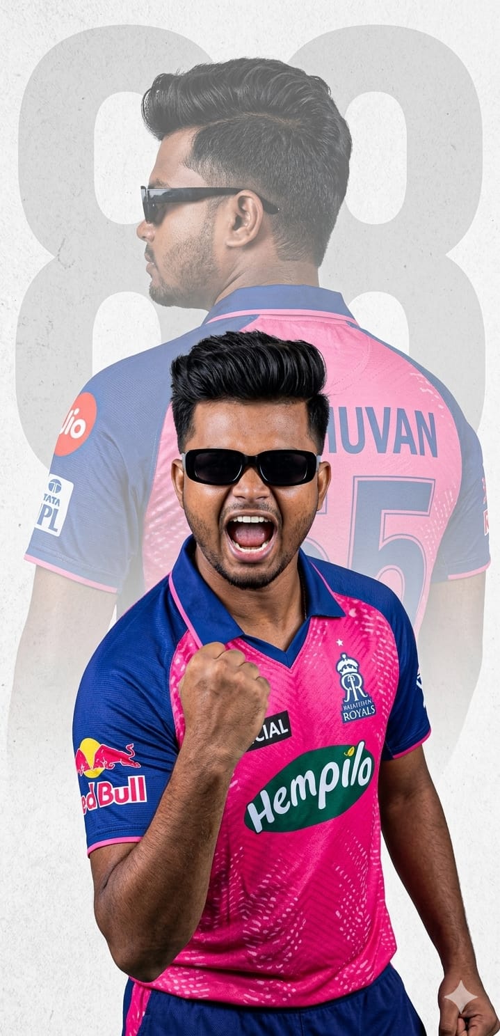 Rajasthan Royals (RR) Jersey Gemini AI prompt: