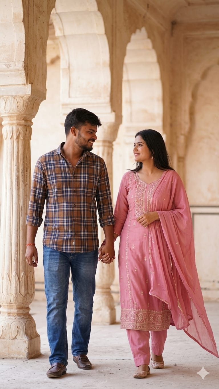 Couple image Gemini AI prompt: