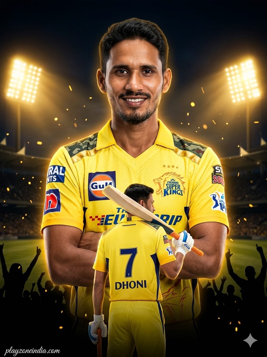 IPL CSK Gemini AI prompt: Trending IPL AI Photo Editing Prompts for CSK champion gold posters