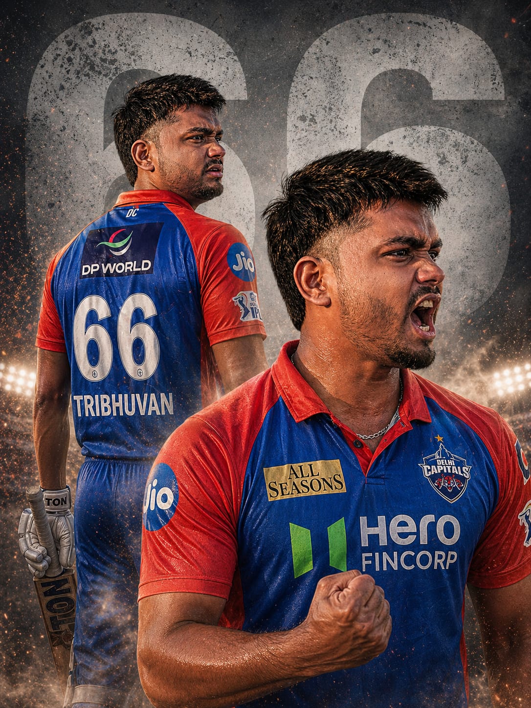 DC Jersey Gemini AI prompt: Delhi captains IPL 2026