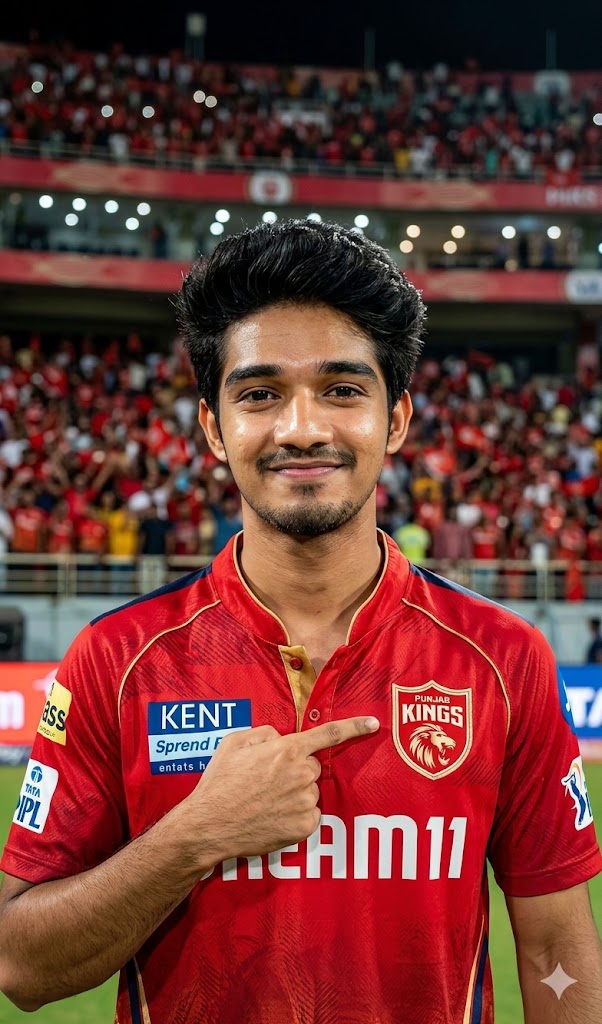 Create PBKS AI jersey. Prompt: Punjab Kings