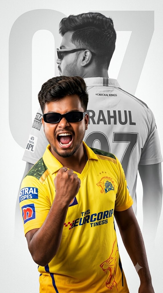 CSK Fan AI Image Prompt: Create Viral Chennai Super Kings Poster