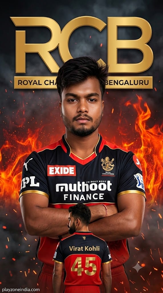 Trending RCB Fan AI Photo Editing prompt: Create Hyper-Realistic IPL Posters (2026)