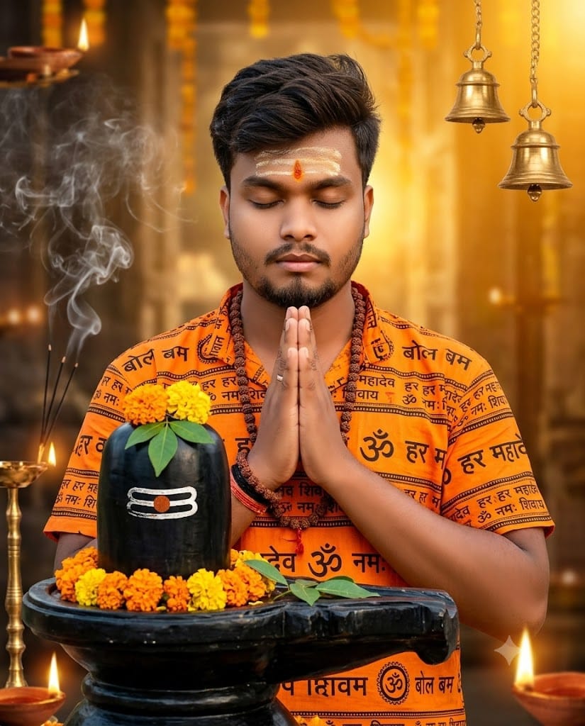 Divine Bol Bam Shiva Lingam AI Prompt: