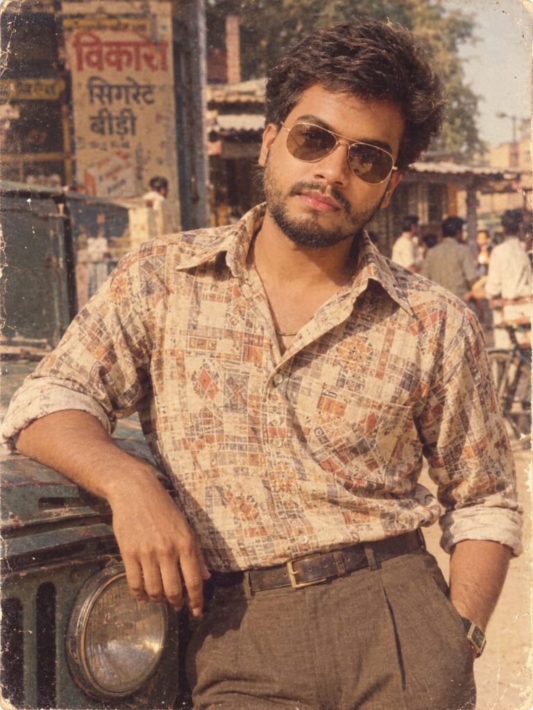1980s Retro Portrait AI Image Prompt: ChatGPT
